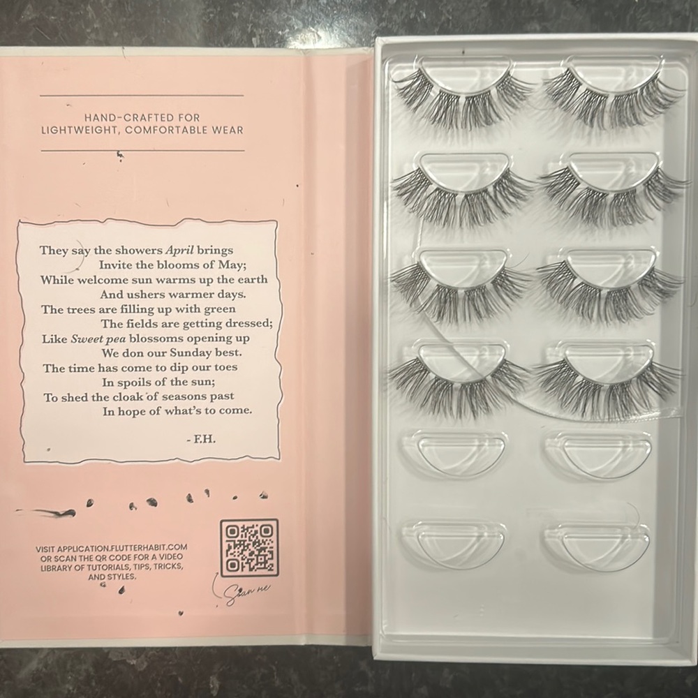 Flutterhabit Sweet Pea 4 pairs